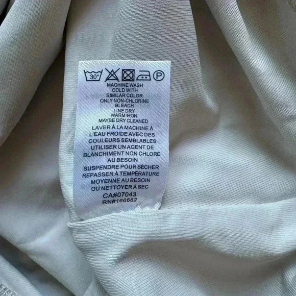 NWT Women's House of Harlow Cream Thong Short Sleeve Bodysuit Size Medium - Picture 7 of 8